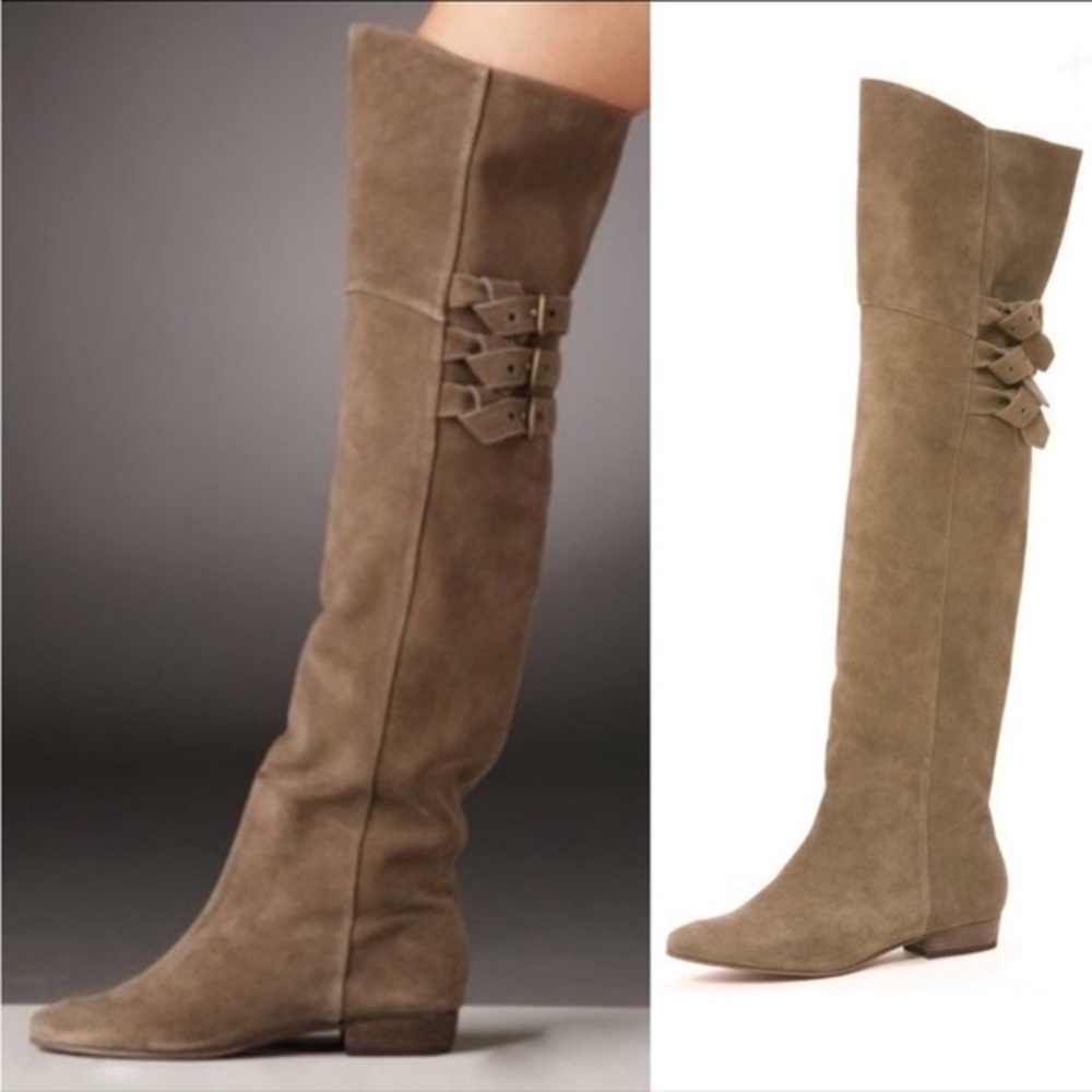 Joie Coachella Over the knee suede 3 buckle leather boot 36 retail $565